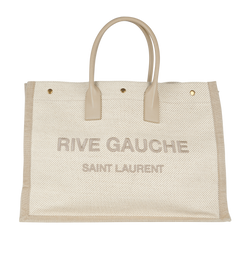 Rive Gauche Tote, Canvas, Creme, 900522, DB, 3*